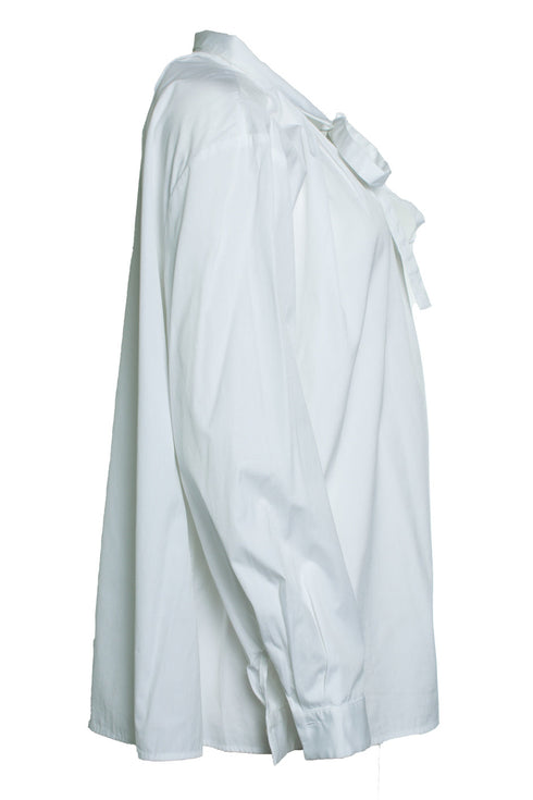 Women's Joseph, white shirt with bow
