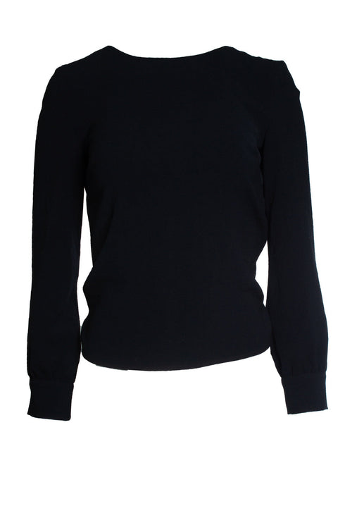 Women's Ba&sh, wrap top in black
