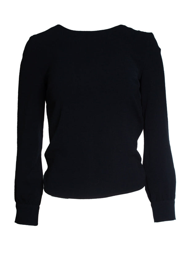Women's Ba&sh, wrap top in black