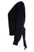 Women's Ba&sh, wrap top in black