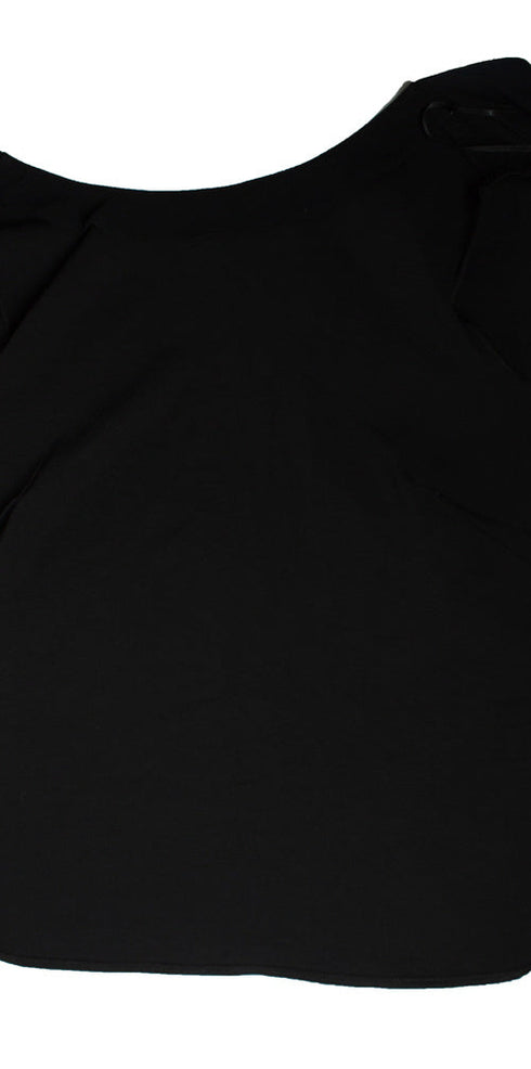 Women's Ba&sh, wrap top in black