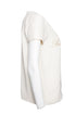 Women's Moschino Couture, Cream-colored top with gold text.