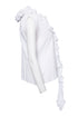 Women's Comme des Garcons, Vintage white top with rouges.