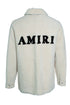 Men's Amiri, logo print shearling jacket