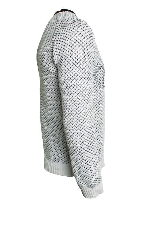 Men's KENZO, knitted sweater in black and white