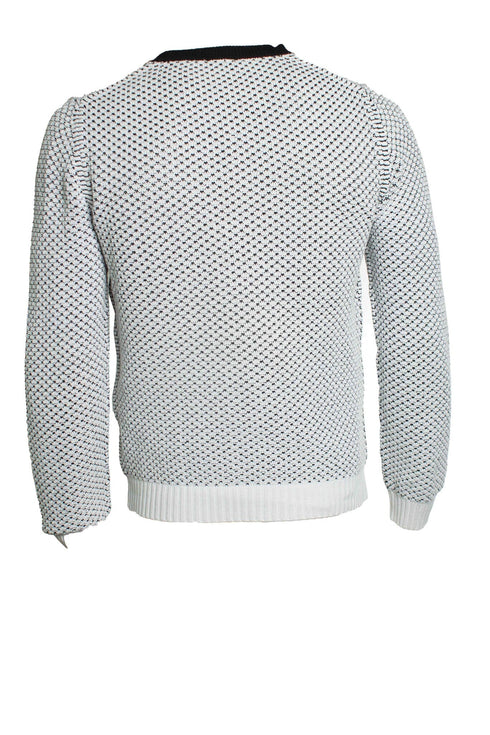 Men's KENZO, knitted sweater in black and white