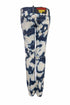 Women's DSquared2, blue biker jeans with bleach stains