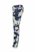 Women's DSquared2, blue biker jeans with bleach stains
