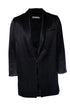 Women's Alice & Olivia, black shiny blazer