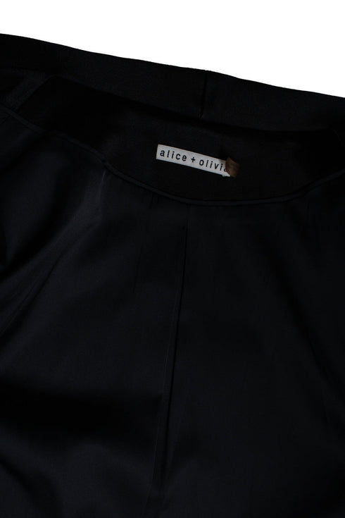 Women's Alice & Olivia, black shiny blazer