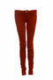 Women's Dsquared2, orange/red biker jeans with silver hardware in size IT40/S.