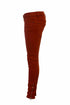 Women's Dsquared2, orange/red biker jeans with silver hardware in size IT40/S.