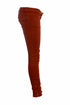 Women's Dsquared2, orange/red biker jeans with silver hardware in size IT40/S.