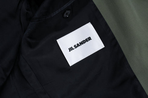 Men's Jil Sander, green blazer jacket