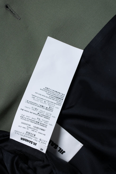 Men's Jil Sander, green blazer jacket