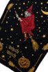 Moschino, witch printed scarf in black