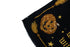 Moschino, witch printed scarf in black