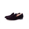 Women's Gianvito Rossi, burgundy marcel velvet loafers.