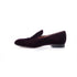 Women's Gianvito Rossi, burgundy marcel velvet loafers.
