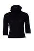Women's Joseph, cashmere top with extra long turtleneck.