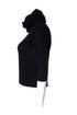Women's Joseph, cashmere top with extra long turtleneck.