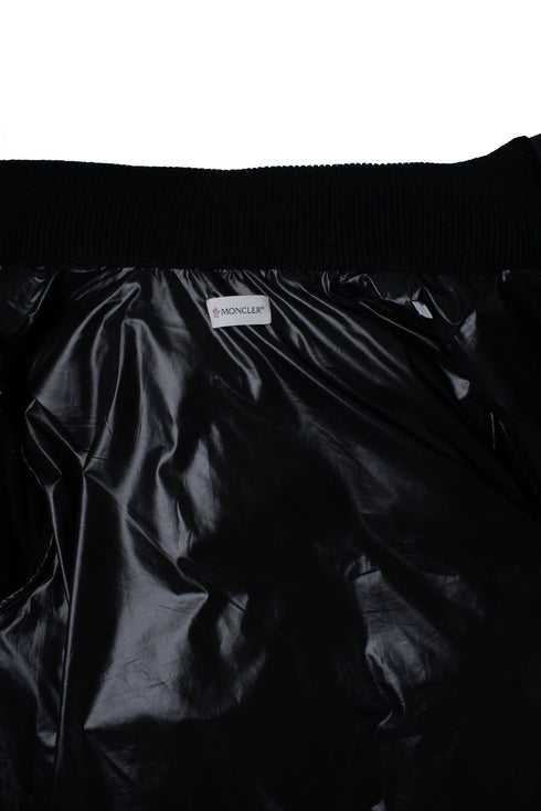 Women's Moncler, hybrid padded cardigan in black