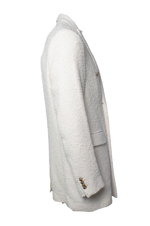 Men's Amiri, white boucle blazer