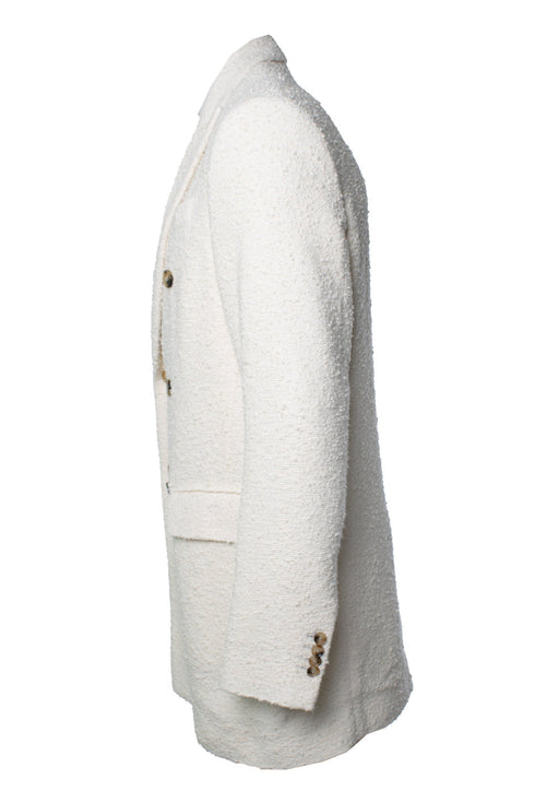Men's Amiri, white boucle blazer