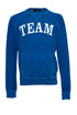 Men's Dsquared2, Blue sweater with text.