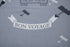 Cartier, grey bon voyage wool fringed scarf