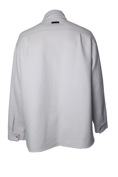 Men's Fear of God, beige overjacket in wool and cashmere