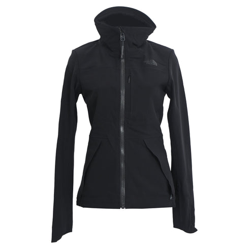 Women's The North Face Zip-Up Jacket in Black Polyester