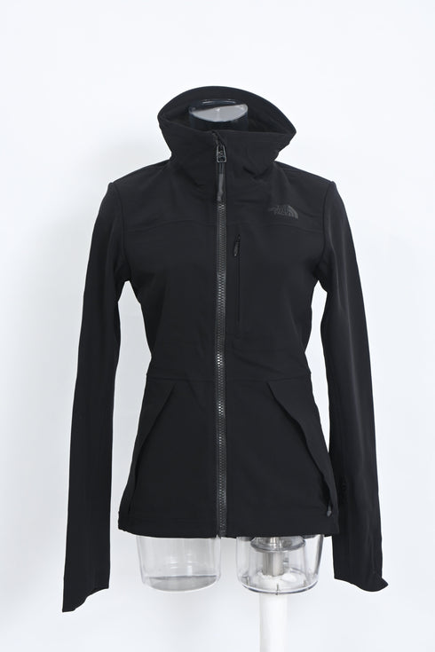 Women's The North Face Zip-Up Jacket in Black Polyester
