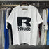 Rhude T-shirts Solid Color R Letter Printing Cotton Casual Short Sleeve Men and Women