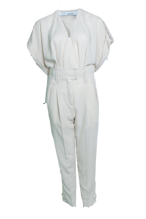 Women's IRO, beige caspian jumpsuit