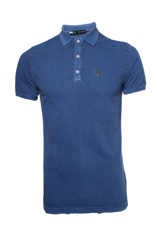 Men's Dsquared2, blue polo