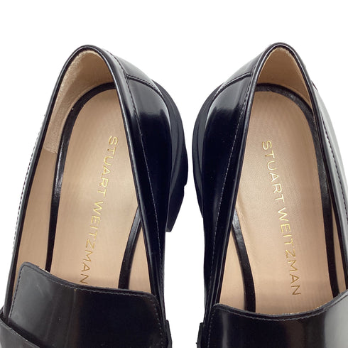 Women's Stuart Weitzman Soho Loafers in Black Leather