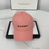 Palm Angels hats flame alphabet palm tree embroidered distressed baseball cap