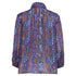 Women's Ba&Sh Floral-Print Mock Neck Blouse in Multicolor Polyester