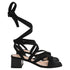 Women's Gianvito Rossi Janis Low Sandals In Black Suede