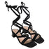 Women's Gianvito Rossi Janis Low Sandals In Black Suede