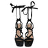 Women's Gianvito Rossi Janis Low Sandals In Black Suede