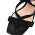 Women's Gianvito Rossi Janis Low Sandals In Black Suede