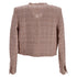 Women's Iro Shavani Fringe Jacket in Pink Cotton