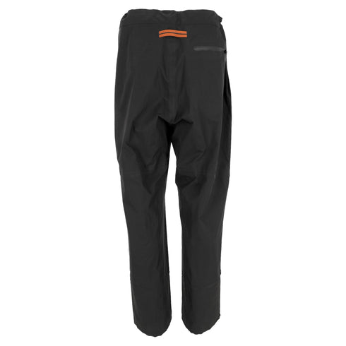 Men's Zegna Toggle-Cuff Straight-Leg Trousers in Black Polyester