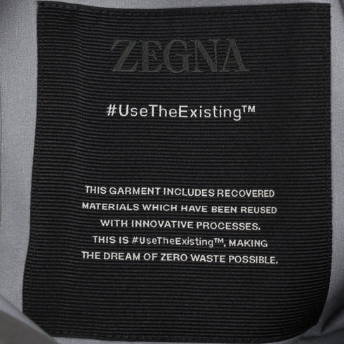 Men's Zegna Toggle-Cuff Straight-Leg Trousers in Black Polyester