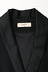 Women's Ba&Sh Coston Flared Mini Dress in Black Wool