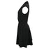 Women's Ba&Sh Coston Flared Mini Dress in Black Wool