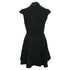 Women's Ba&Sh Coston Flared Mini Dress in Black Wool