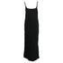 Women's Anine Bing Chain Strap Midi Slip Dress in Black Viscose